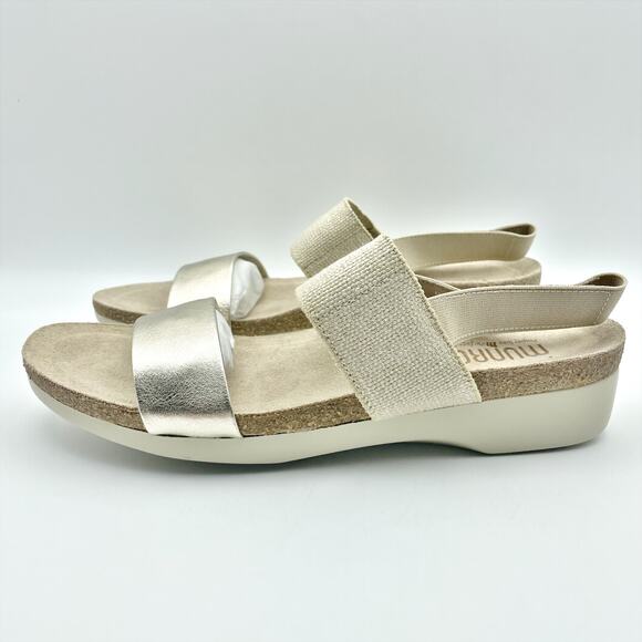 Munro Womens Pisces Casual Sandal US 10 N EU 40.5 Gold Leather Slingback NIB - Picture 8 of 12